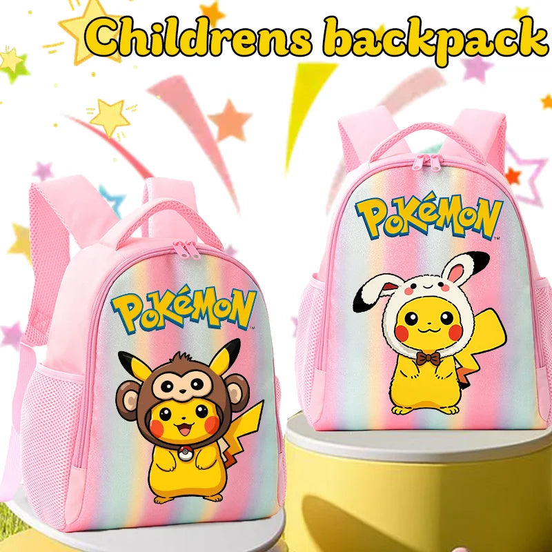 Pokemon Rainbow Backpack – Colorful Cartoon School Daypack Pokemon Rainbow Backpack – Colorful Cartoon School Daypack