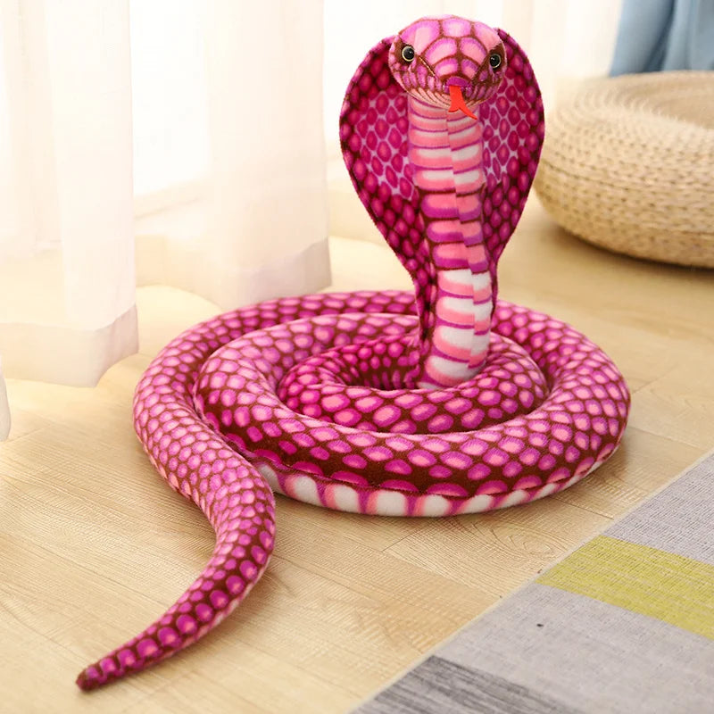 Realistic Cobra Snake Plush Toy 1