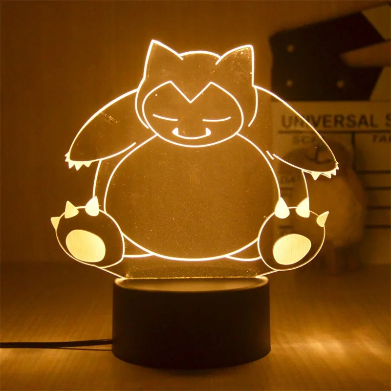 Pokemon Pikachu LED 3D Night Light Pokemon Pikachu LED 3D Night Light Furvenzy PK-021