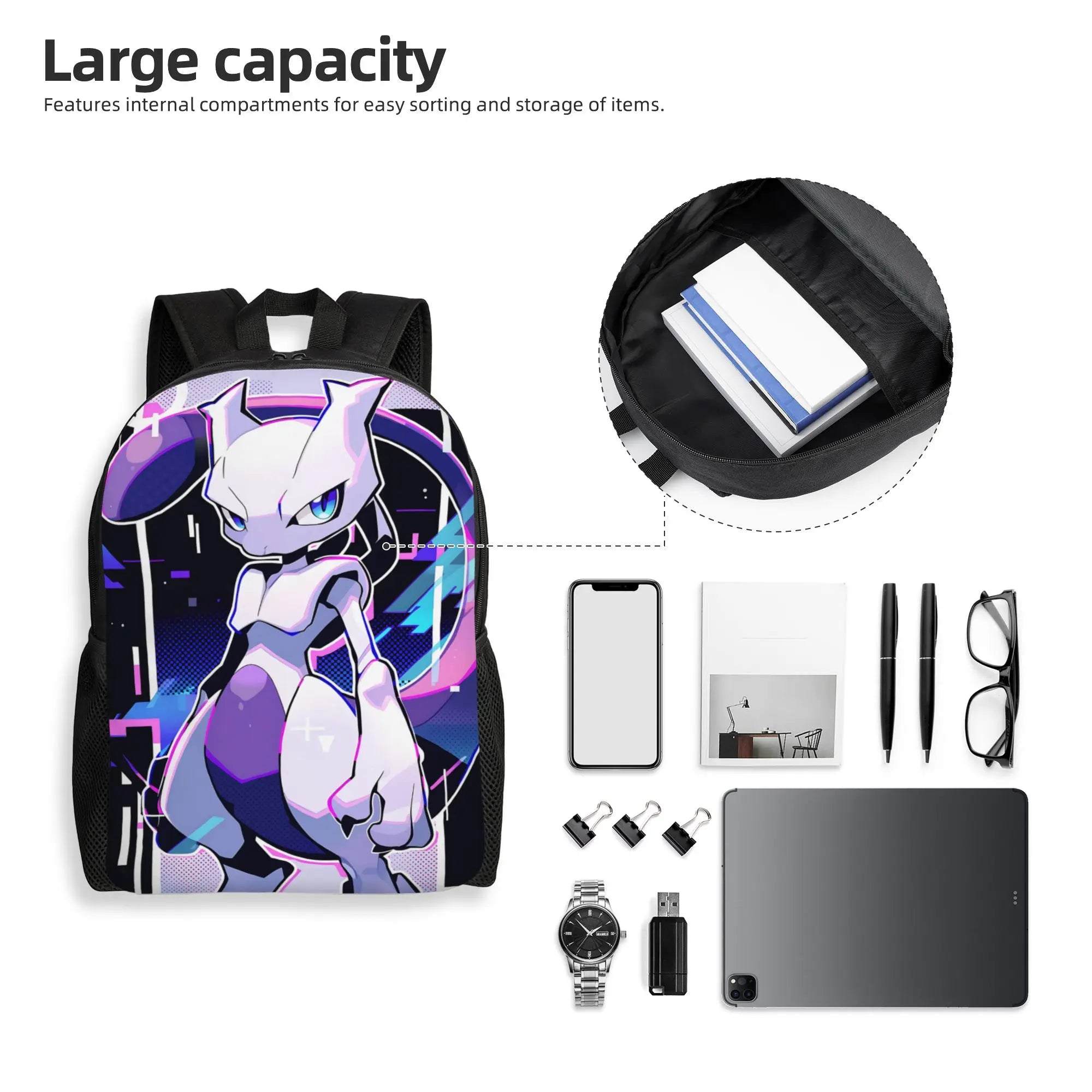 Pokemon Backpack – Fashion Daypack for School & Travel Pokemon Backpack – Fashion Daypack for School & Travel
