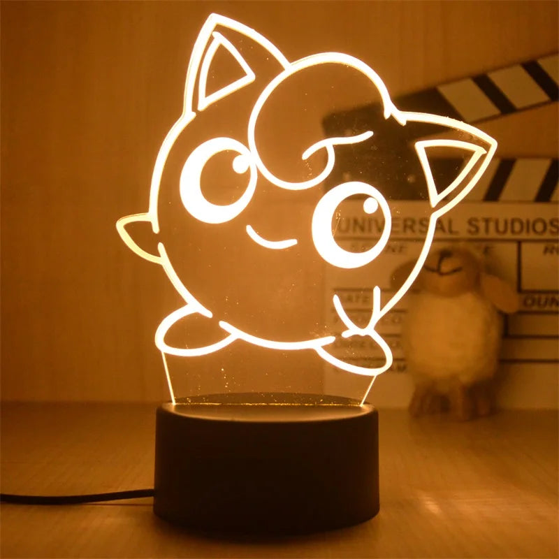 Pokemon Pikachu LED 3D Night Light Pokemon Pikachu LED 3D Night Light - Furvenzy