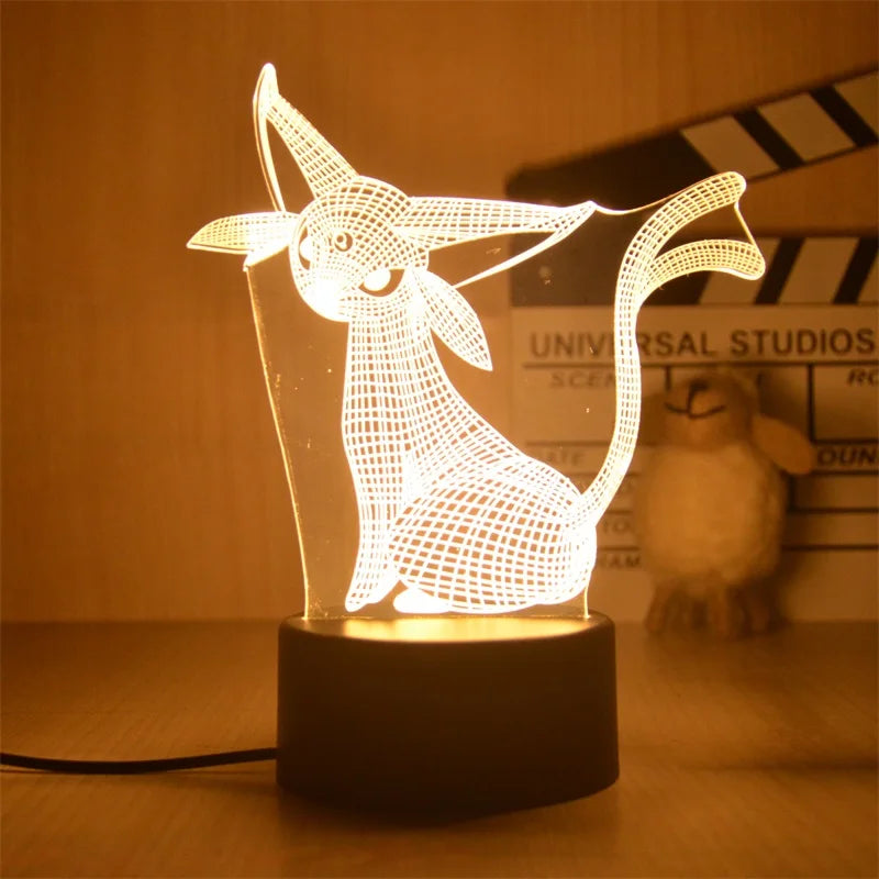 Pokemon Pikachu LED 3D Night Light Pokemon Pikachu LED 3D Night Light - Furvenzy