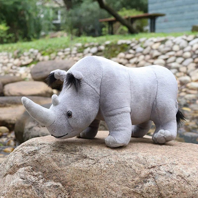 Realistic Rhinoceros Plush Toy Realistic Rhinoceros Plush Toy Furvenzy