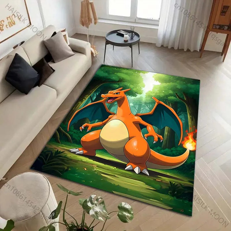 Pokemon Charizard Area Rug Carpet Pokemon Charizard Area Rug Carpet