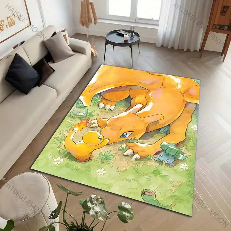Pokemon Charizard Area Rug Carpet Pokemon Charizard Area Rug Carpet