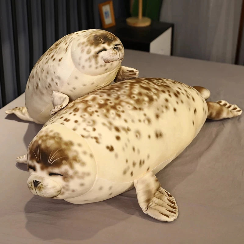 Realistic Giant Sea Lion Plush Stuffed Toy 1