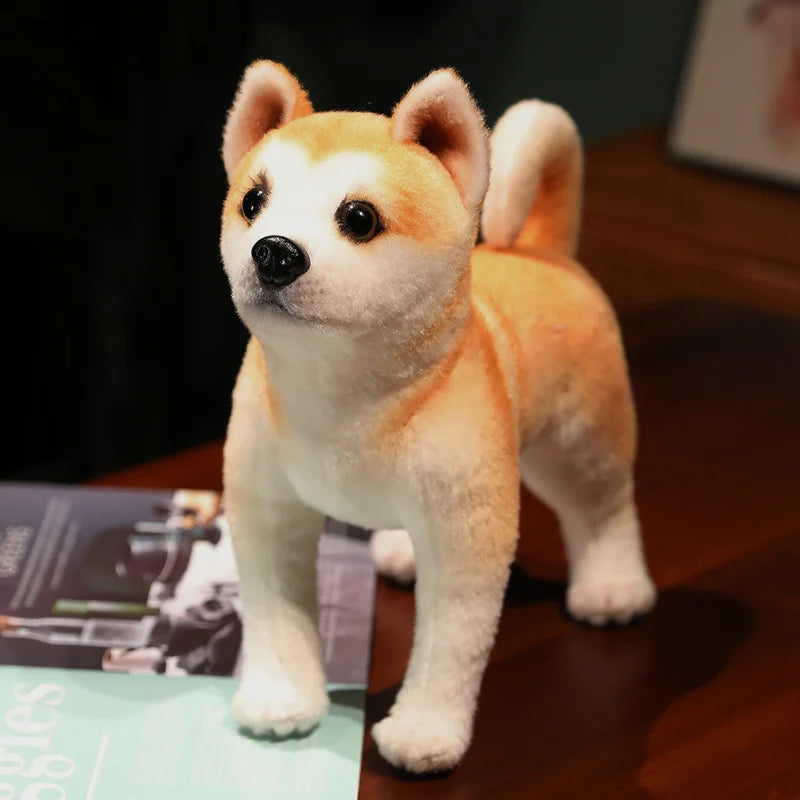 Realistic Akita Dog Plush Stuffed Toy Realistic Akita Dog Plush Stuffed Toy