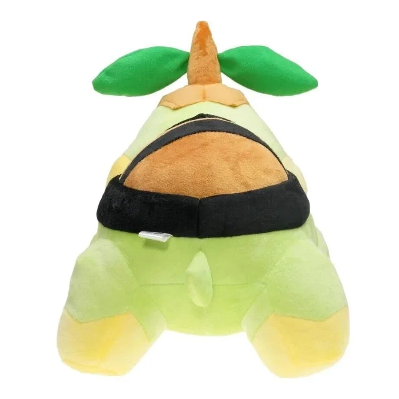 Pokemon Torterra Plush Toy – Turtwig Evolution Stuffed Doll Plush toy resembling a pineapple with green leaves on a white background