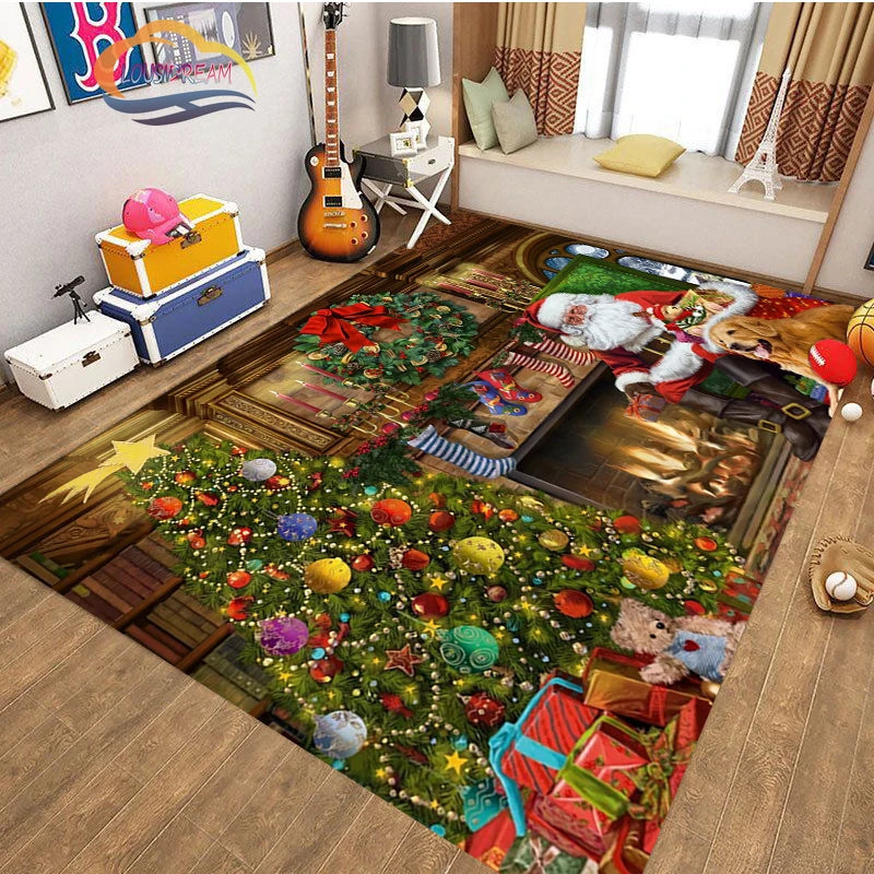Christmas Bedroom Rug Carpet 44732601106603|44732601270443|44732601335979|44732601368747|44732601401515|44732601434283