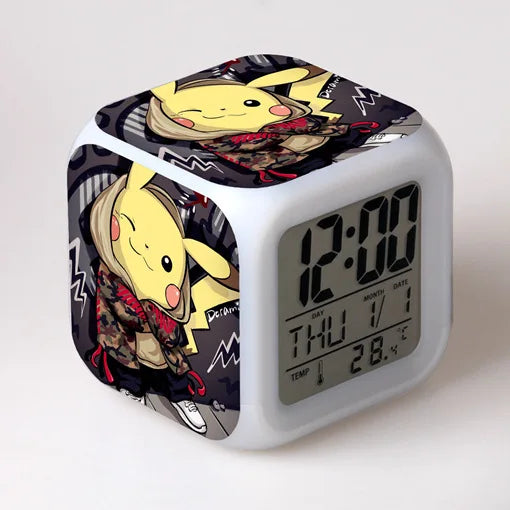 Pokemon Pikachu LED Alarms Clock Pokemon Pikachu LED Alarms Clock - Furvenzy