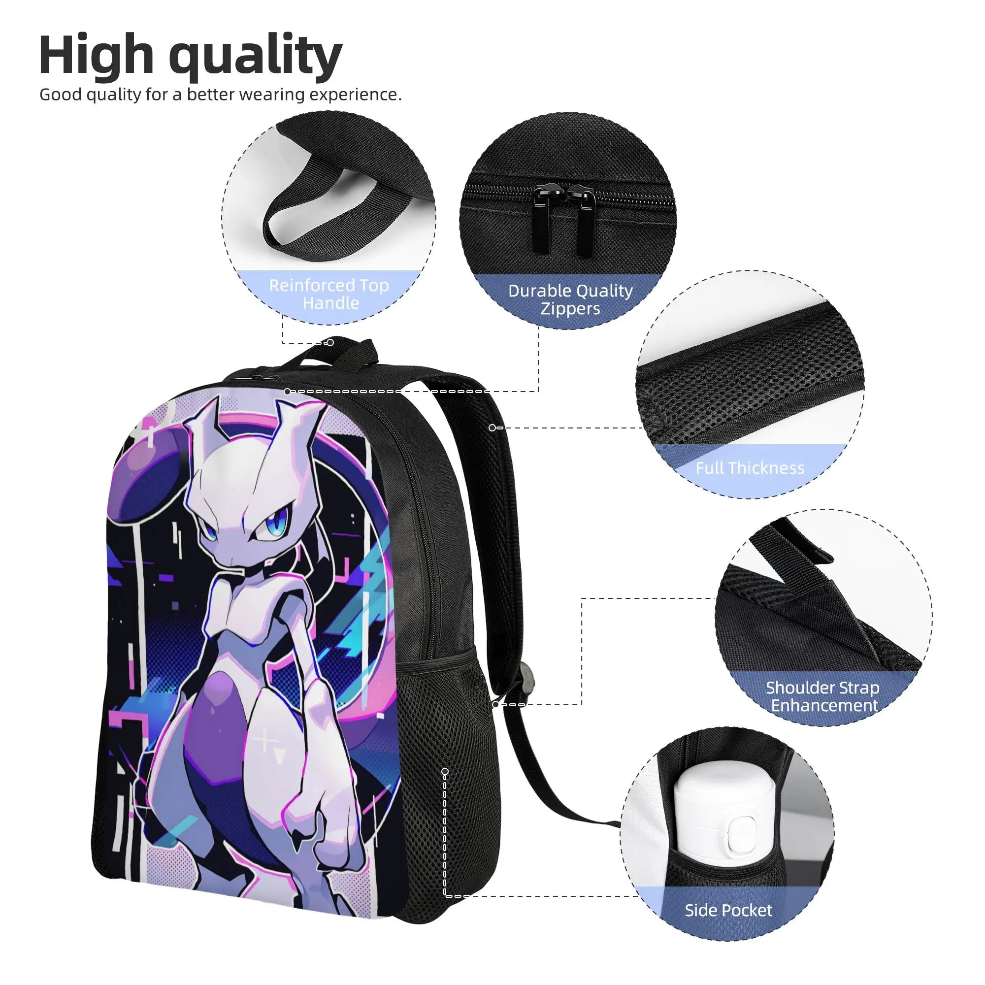 Pokemon Backpack – Fashion Daypack for School & Travel Pokemon Backpack – Fashion Daypack for School & Travel