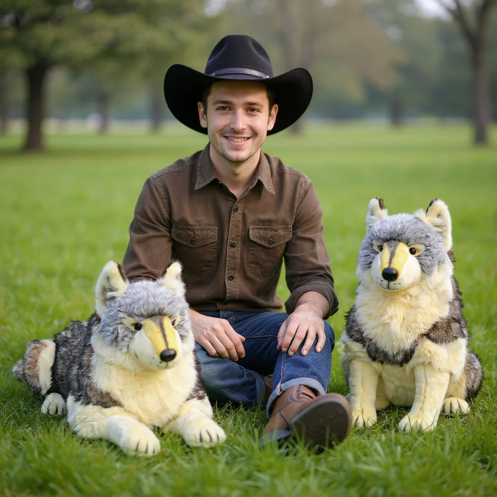 Realistic Wolf Plush Stuffed Toy Realistic Wolf Plush Stuffed Toy