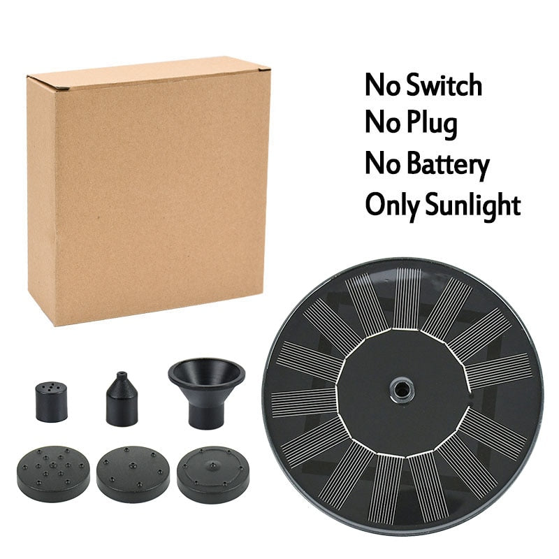 Mini Solar Water Fountain Mini Solar Water Fountain Furvenzy