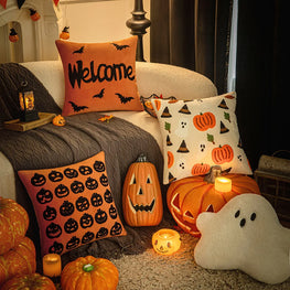 Halloween Cushion Cover Pillowcase Furvenzy
