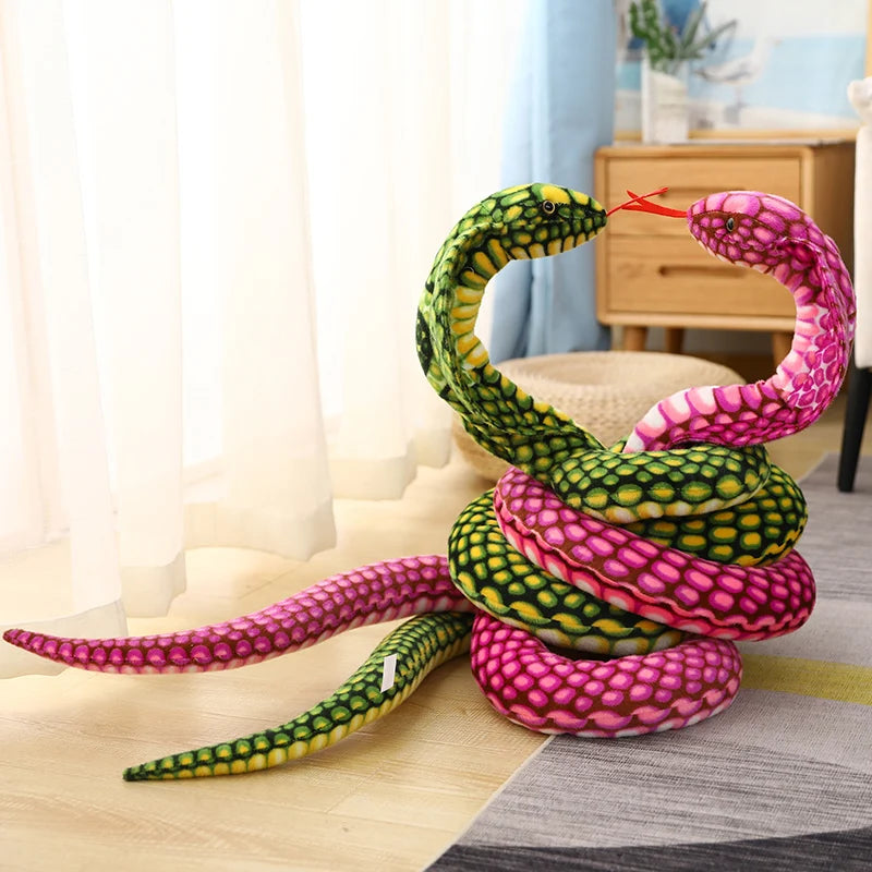 Realistic Cobra Snake Plush Toy Realistic Cobra Snake Plush Toy Furvenzy