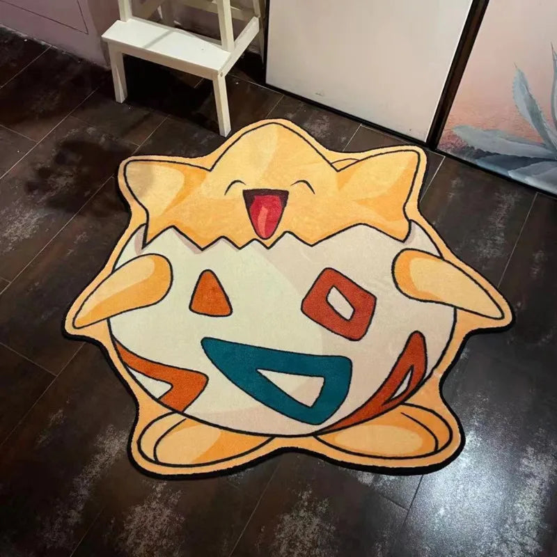 Pokemon Pikachu 3D Rug Carpet Pokemon Pikachu 3D Rug Carpet Furvenzy L 80x80cm