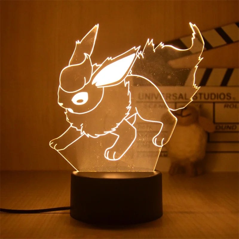 Pokemon Pikachu LED 3D Night Light Pokemon Pikachu LED 3D Night Light Furvenzy PK-006