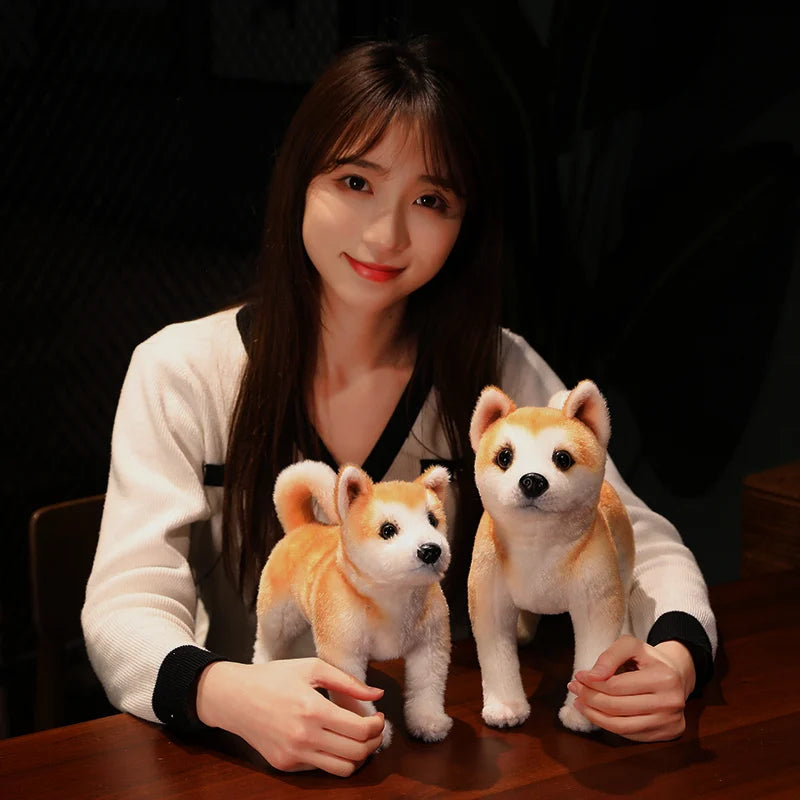 Realistic Akita Dog Plush Stuffed Toy Realistic Akita Dog Plush Stuffed Toy