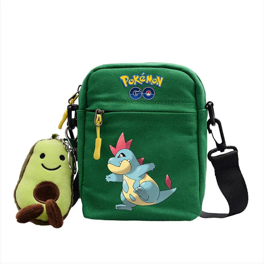 Pokemon Pikachu Canvas Crossbody Bag Pokemon Pikachu Canvas Crossbody Bag - Furvenzy
