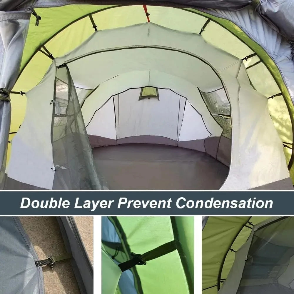 6 Person Camping Double Layer Tent 6 Person Camping Double Layer Tent Furvenzy