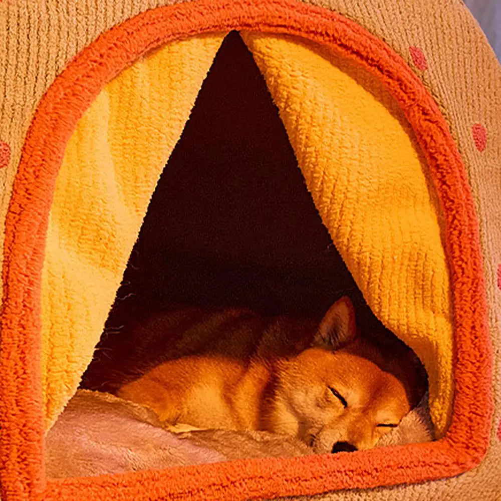 Enclosed Dog Cat Bed House Enclosed Dog Cat Bed House Furvenzy