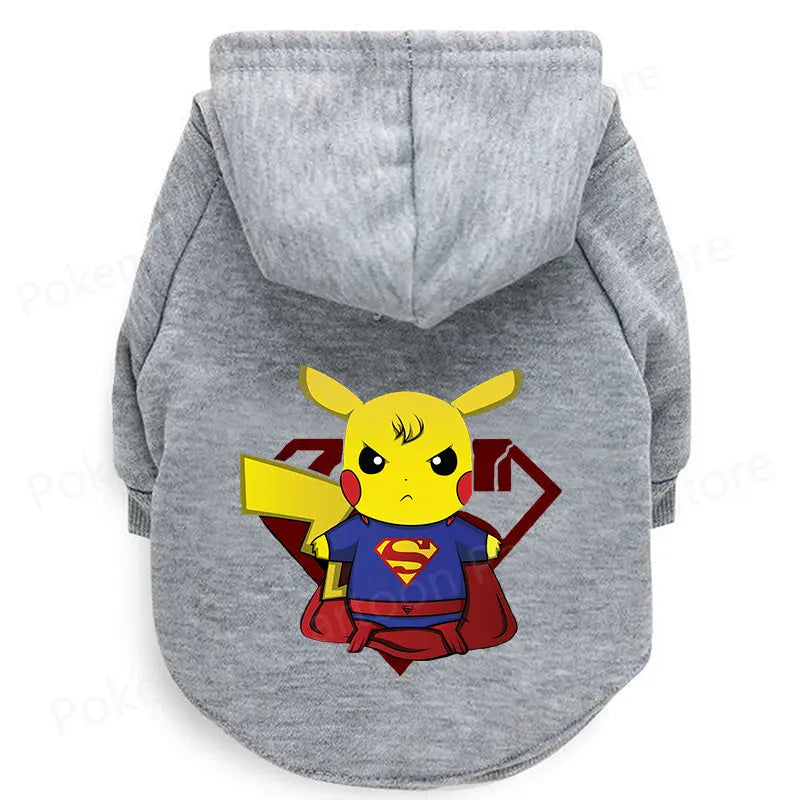 Pokemon Pikachu Dog Hoodies Pokemon Pikachu Dog Hoodies Furvenzy DGG682 S