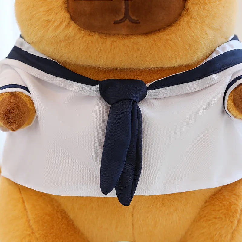 Capybara Navy Sailor Squishmallow Capybara Navy Sailor Squishmallow Furvenzy