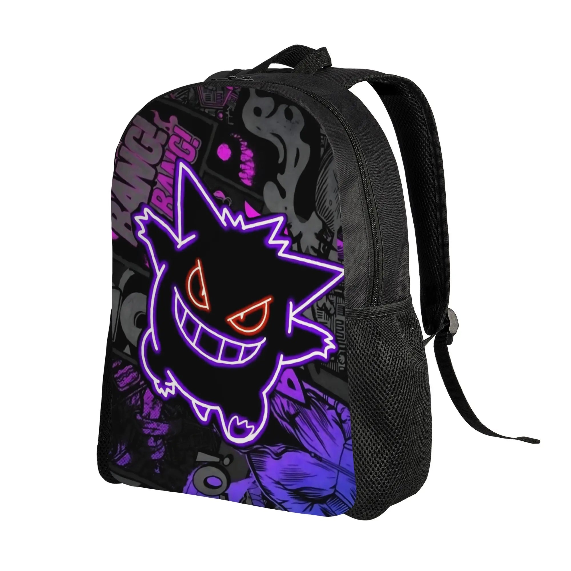 Pokemon Gengar Backpack – Halloween School Daypack Pokemon Gengar Backpack – Halloween School Daypack