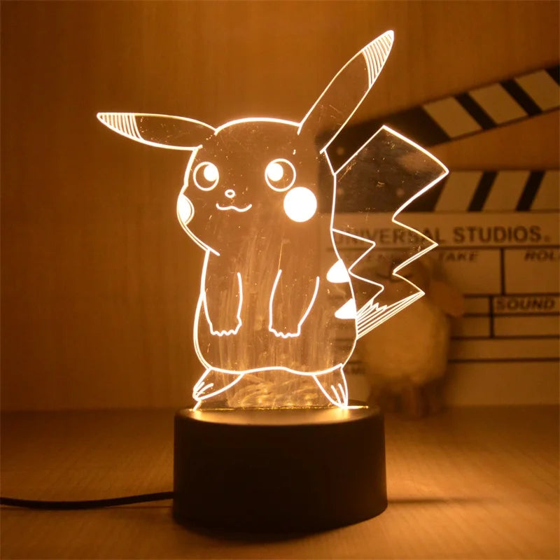 Pokemon Pikachu LED 3D Night Light Pokemon Pikachu LED 3D Night Light Furvenzy PK-001