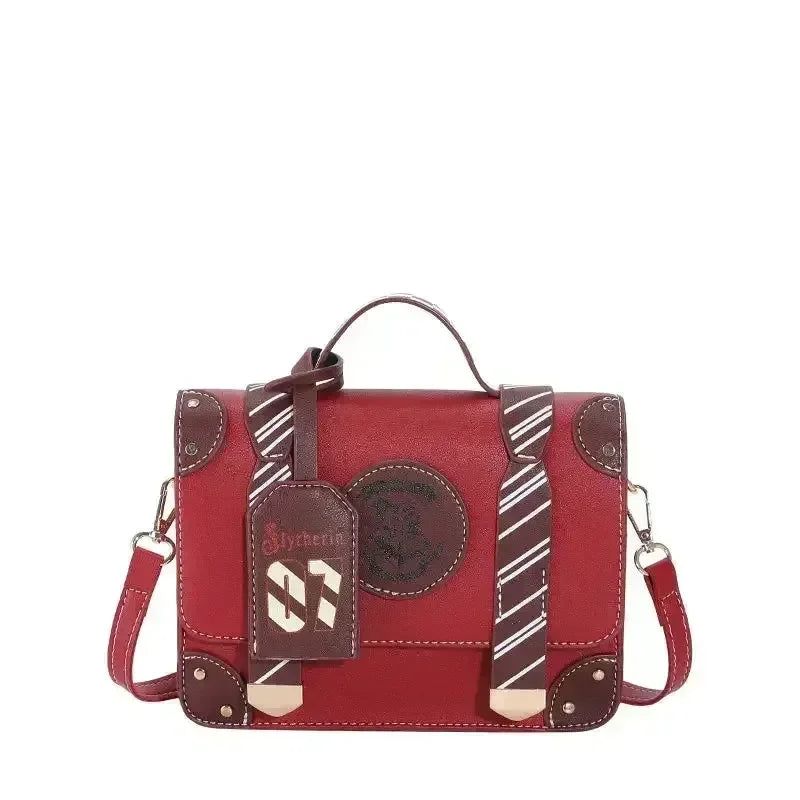 Harry Potter Style Crossbody Messenger Handbag Harry Potter Style Crossbody Messenger Handbag Furvenzy Red