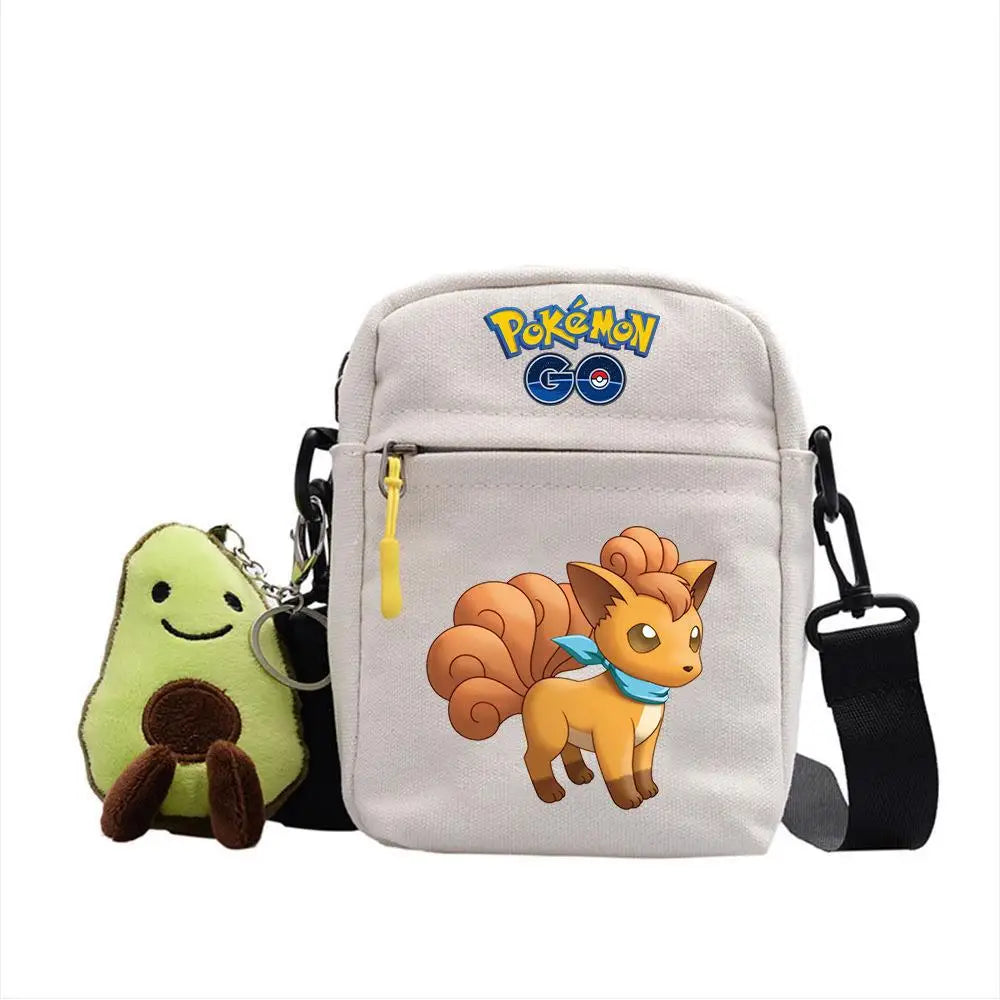 Pokemon Pikachu Canvas Crossbody Bag Pokemon Pikachu Canvas Crossbody Bag - Furvenzy
