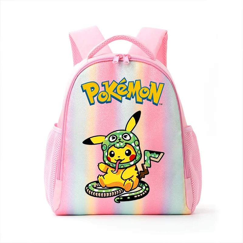 Pokemon Rainbow Backpack – Colorful Cartoon School Daypack Pokemon Rainbow Backpack – Colorful Cartoon School Daypack