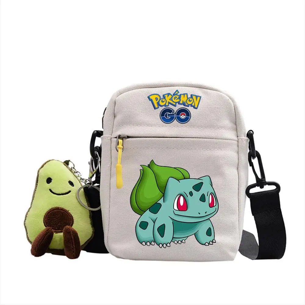 Pokemon Pikachu Canvas Crossbody Bag Pokemon Pikachu Canvas Crossbody Bag - Furvenzy