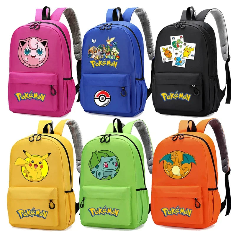 Pokemon Backpack – Large Capacity School Bag Pokemon Backpack – Large Capacity School Bag