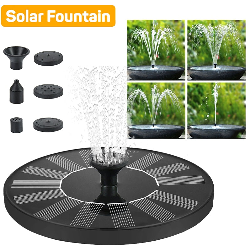 Mini Solar Water Fountain Mini Solar Water Fountain Furvenzy