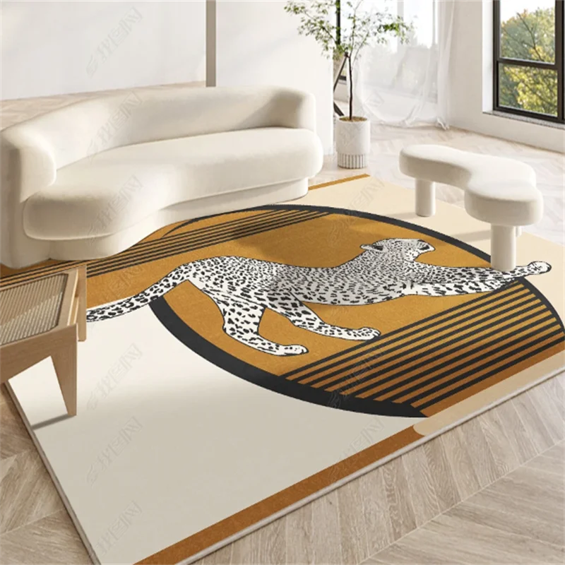 Leopard Print Luxury Rug Carpet Leopard Print Luxury Rug Carpet Furvenzy