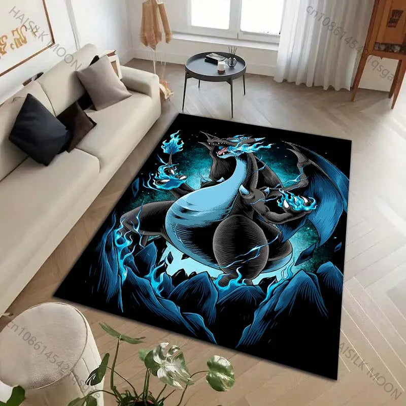 Pokemon Charizard Area Rug Carpet Pokemon Charizard Area Rug Carpet