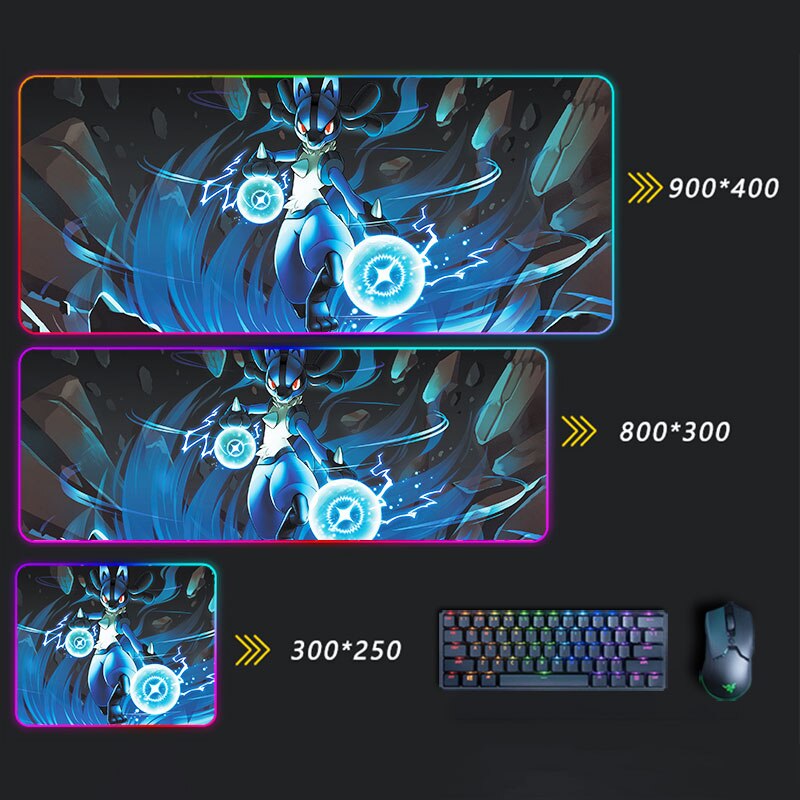 Pokemon Pikachu LED Mousepad Pokemon Pikachu LED Mousepad Furvenzy 10 350x250x30mm