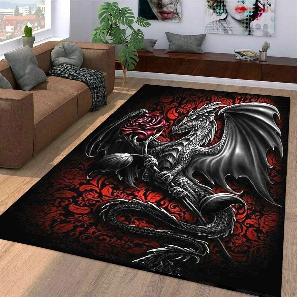 Charizard Living Room Rug & Doormat Charizard Living Room Rug & Doormat Furvenzy 2 40x60cm / 16x24inch