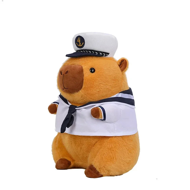 Capybara Navy Sailor Squishmallow Capybara Navy Sailor Squishmallow Furvenzy