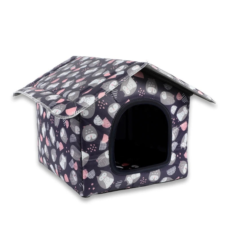 Waterproof Cat House Bed Cave Waterproof Cat House Bed Cave Furvenzy Owl S - 32x27x31 Cm - 3.5kg Pet