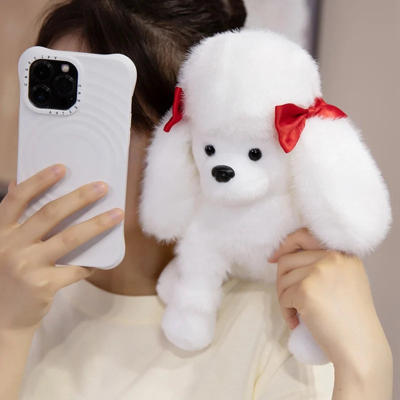 Realistic Poodle & Pug Puppy Plush Stuffed Toy Realistic Poodle & Pug Puppy Plush Stuffed Toy