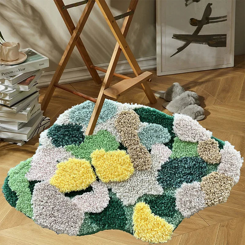 Moss 3D Rug Carpet for Living Room Moss 3D Rug Carpet for Living Room Furvenzy Style 1-40x60cm