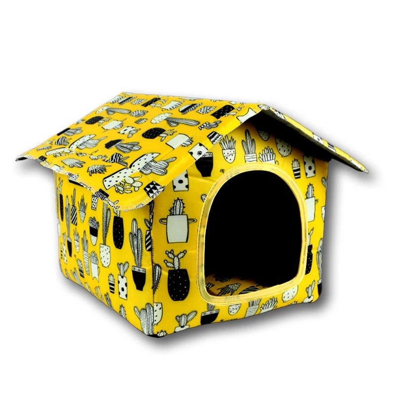 Waterproof Cat House Bed Cave Waterproof Cat House Bed Cave Furvenzy Cactus M - 37x33x38 Cm - 7.5kg Pet