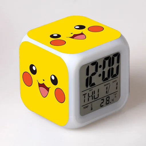 Pokemon Pikachu LED Alarms Clock Pokemon Pikachu LED Alarms Clock - Furvenzy
