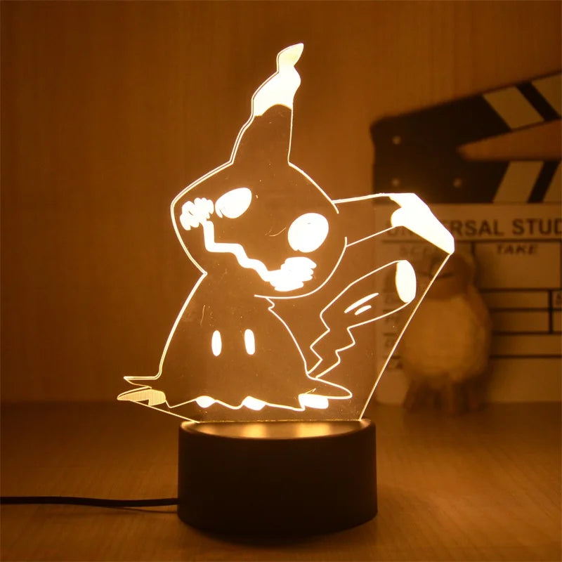 Pokemon Pikachu LED 3D Night Light Pokemon Pikachu LED 3D Night Light - Furvenzy