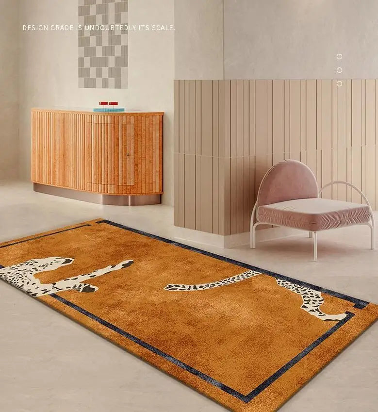Leopard Print Luxury Rug Carpet Leopard Print Luxury Rug Carpet Furvenzy