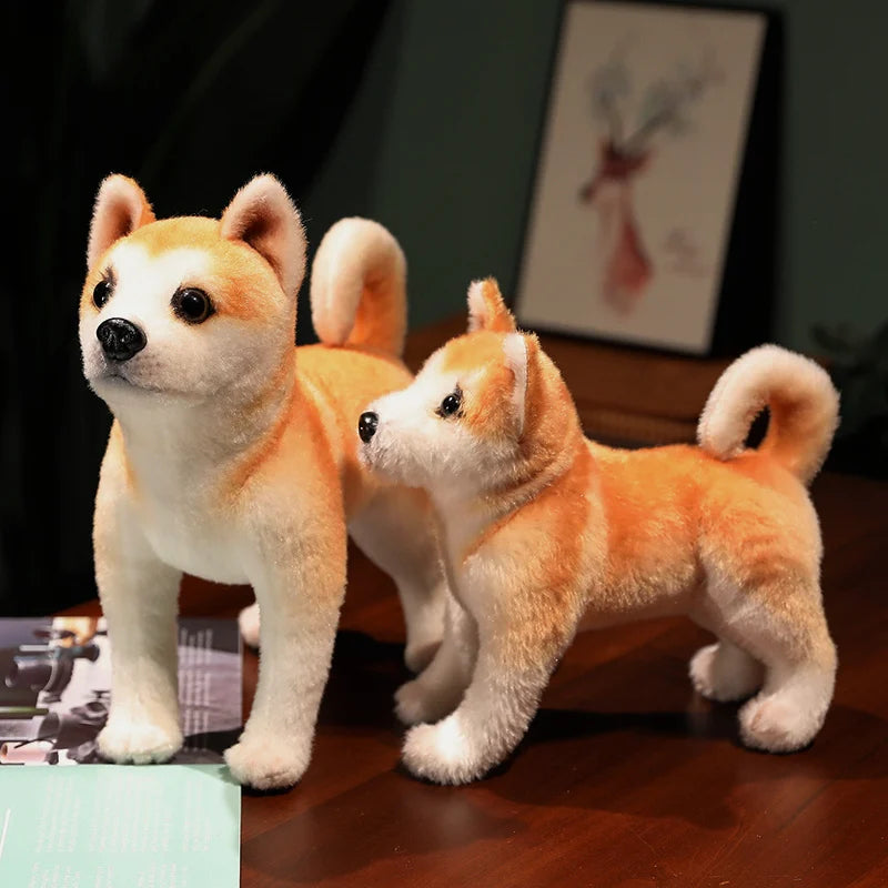 Realistic Akita Dog Plush Stuffed Toy Realistic Akita Dog Plush Stuffed Toy