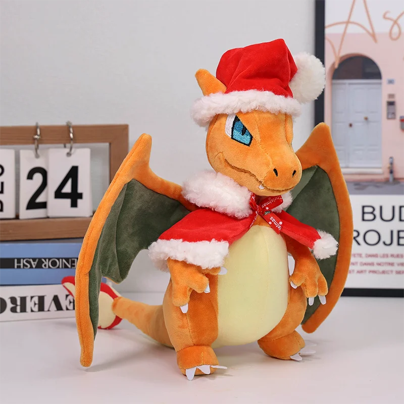 Pokemon Charizard Christmas Plush Stuffed Animal Toy Pokemon Charizard Christmas Plush Stuffed Animal Toy