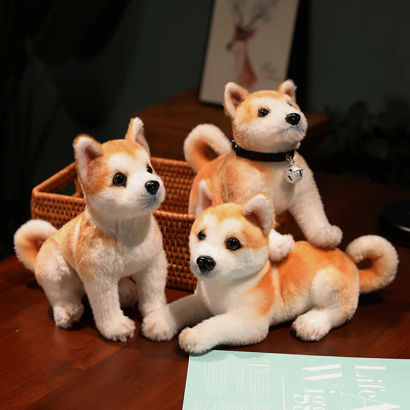 Realistic Akita Dog Plush Stuffed Toy Realistic Akita Dog Plush Stuffed Toy